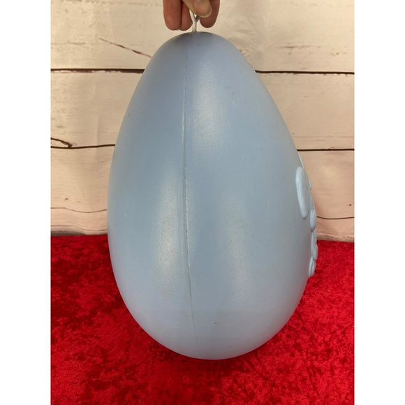 Vtg Grand Venture Easter Eggs Blow Mold 14"‎ Set of 2 Light Blue Green - Picture 14 of 16